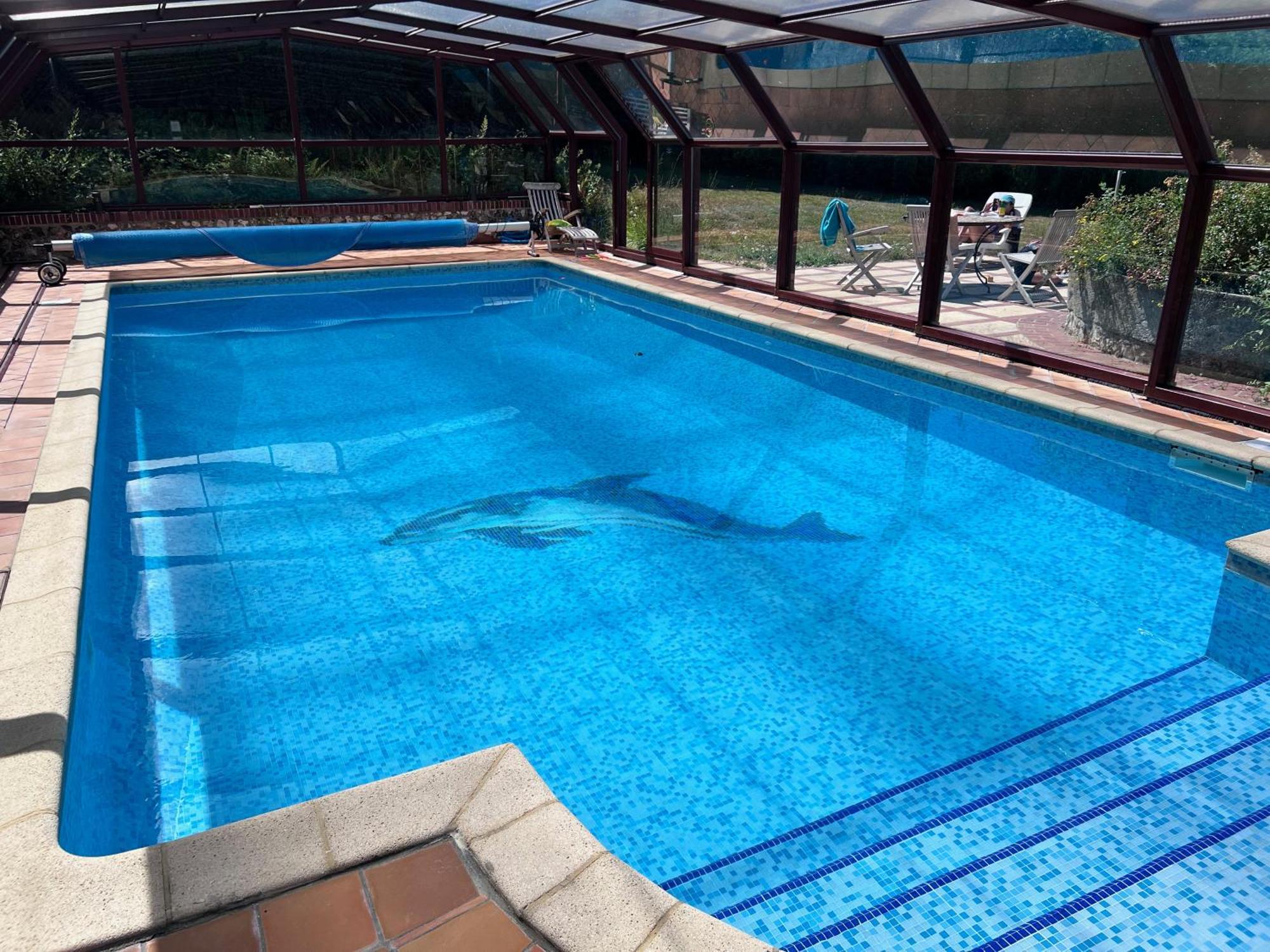 Maison et appartement avec piscine à Honfleur Genneville Exterior foto